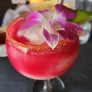 Yummy prickly pear margarita