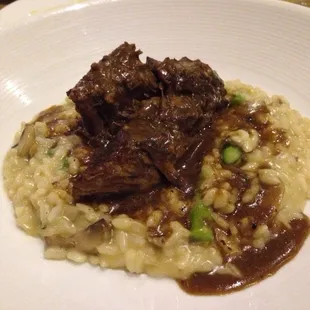 Short rib risotto