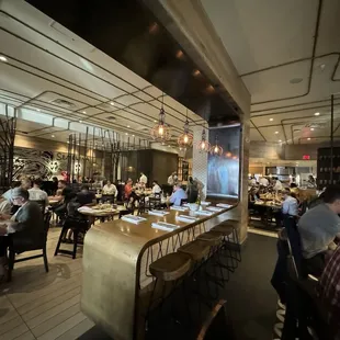 Seating area as seen from the bar.