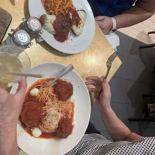 Spaghetti and Meatballs