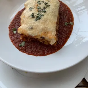 Lasagna was really horrible. The sauce tasted like tomato paste