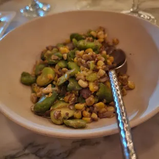 Fava Bean &amp; Corn Side Dish