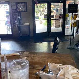 a view of the outside of the restaurant