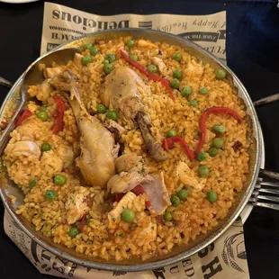 Paella campesina