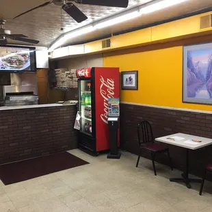 the interior of a restaurant