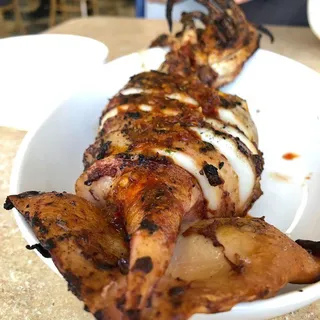 A6. Grilled Squid Sate (regular size)