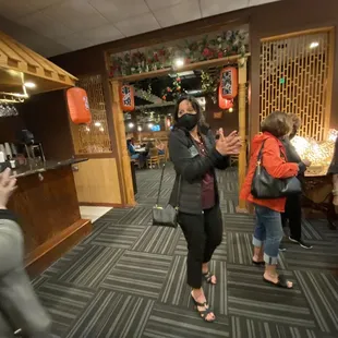 a woman taking a selfie