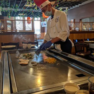 interior, sushi and sashimi