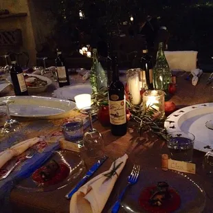 Backyard Tuscan Feast for 50 Guests.