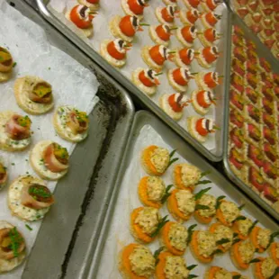 Canapes of every kind!