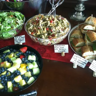 Forget the chains! Contact us for casual luncheons at home for gourmet, affordable food!