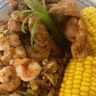 chicken wings and fried chicken, food