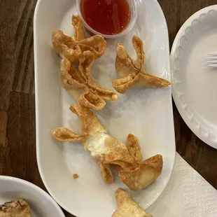 Cream cheese wontons