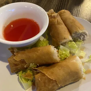 Crispy A2. Pork and Vegetable Egg Rolls