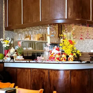 a view of the kitchen