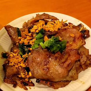 My new go to stater, grilled pork.