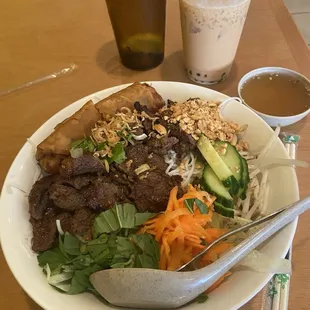 Bun Bo Nuong Cha Gio