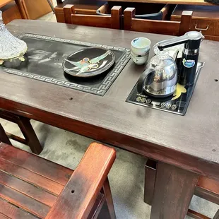 Chinese tea table, old