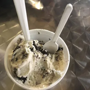 a scoop of ice cream