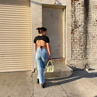 We live for an open-back moment. Check out styles like these at our boutique in downtown Bakersfield.