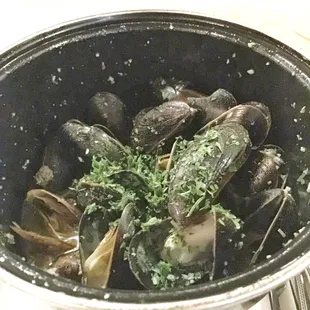 Steamed Mussels