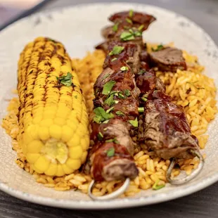 Prime Sirloin Steak Tips. OMG aside from the sauce which I would request on side. best dish I&apos;ve had here. LOL IT IS NOT SEAFOOD! ;)