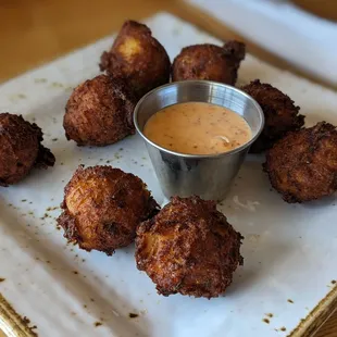 Crab hushpuppies