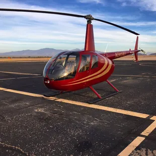 We offer helicopter tours and flight training