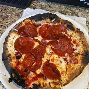 Pepperoni pizza