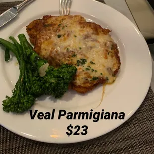 Veal Parmigiana $23