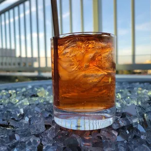 Yellow wing drink - Bacardi Rum mix