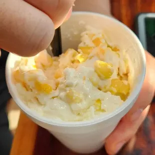 Corn in a cup
