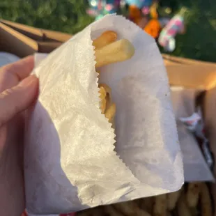 Half order of fries? Wow... inflation is no joke.