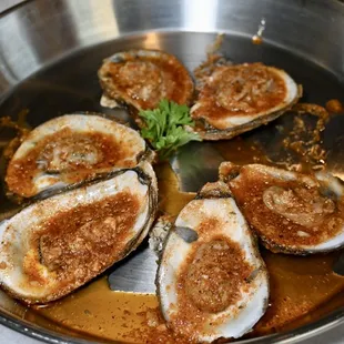 Steamed Oysters