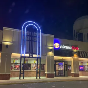 outside