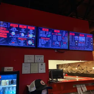 Order from the menu then sit down. Service will be delivered to your table