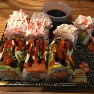 sushi and sashimi, food