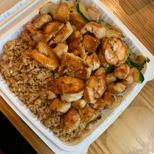 Shrimp &amp; Chicken Hibachi