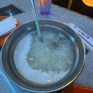 Pork broth