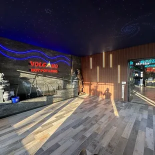 the inside of the restaurant