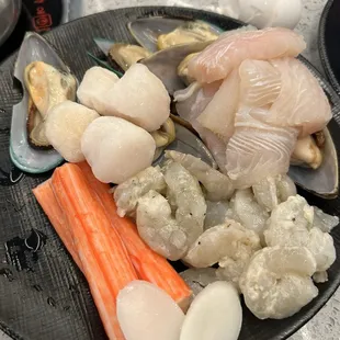 sushi and sashimi, food