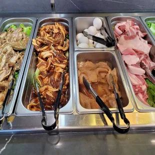 BBQ ingredients: pork fat was untrimmed and chicken was overmarinated