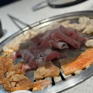 Different types of meat