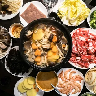 idea of hot pot dishes