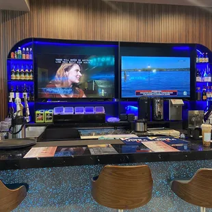 Little bar area (check out their 100oz beer volcano tower)