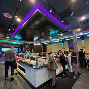 sushi and sashimi, interior