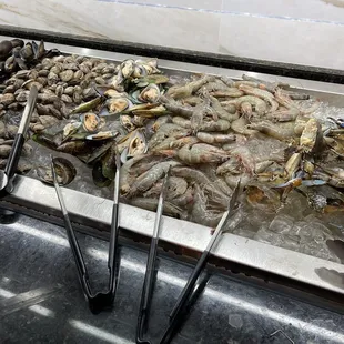 Some seafood options