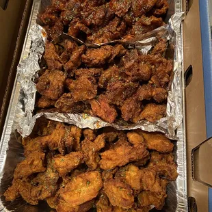 bbq wings, bbq chicken, chicken wings and fried chicken, fried chicken wings, food, chicken wings, chicken, poultry, fried chicken