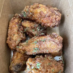 Korean Fried Wings 8pcs (Soy Garlic)