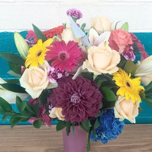 Such a pretty and diverse array of flowers! Is that a purple dahlia?!?! New favorite